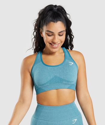 Sujetadores Deportivos Gymshark Vital Seamless 2.0 Mujer Turquesa | CO 2142FDN